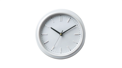 clock isolated on white background