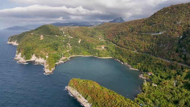 Beautiful landscape of Gideros Bay - Cide, Kastamonu, Turkey