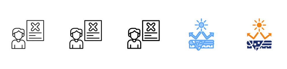 Bad Review IconDifferent Style,outline,collection,set 