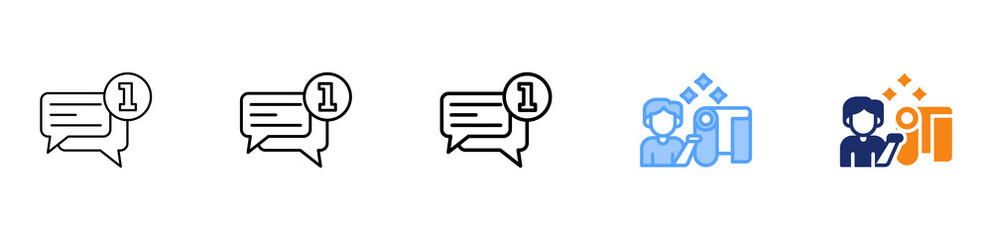 Comment IconDifferent Style,outline,collection,set 