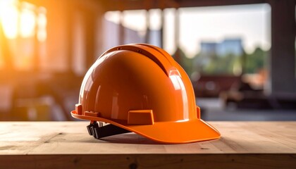 Safety Helmet in Industrial Workplace