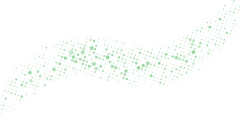 Light Blue, Green vector red banner with set of circles, dots. Donuts Background.