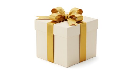 Gift Box on White Background