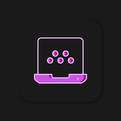 Filled outline Taxi mobile app icon isolated on black background. Mobile application taxi. Flat filled outline style with shadow. Vector