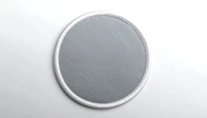 Gray circle patch