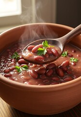 Steaming Bowl of Kidney Bean Delight
