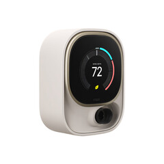 Obraz na płótnie Canvas Smart Thermostat Display, isolated on transparent background