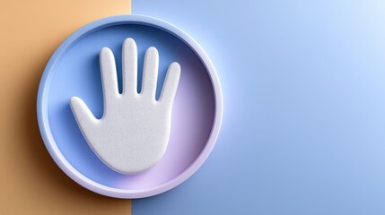 Obraz premium Universal human rights month banner with simple design