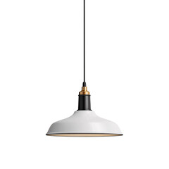 Obraz na płótnie Canvas White Pendant Lamp, isolated on transparent background