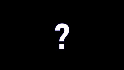 A vibrant question mark symbol illuminates a dark background, suggesting a search for answers and solutions