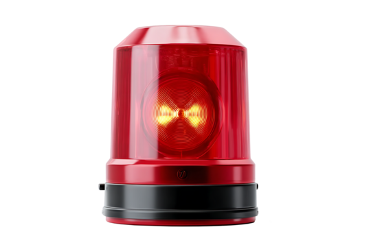 Emergency Beacon: Red Warning Light Signal - Powerful Visual for Safety & Alert Systems
