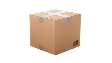 Fototapeta premium Shipping package delivery warehouse product packaging indoor top-down view logistics