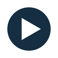 Play button for podcasts, music and audio. Vector illustration.