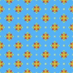 seamless pattern with flowers