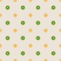 seamless pattern with flowers