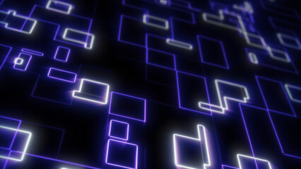 Abstract technology background concept. Motion of digital data flow. Transferring of big data.