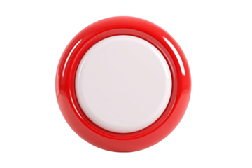 Red button with white center