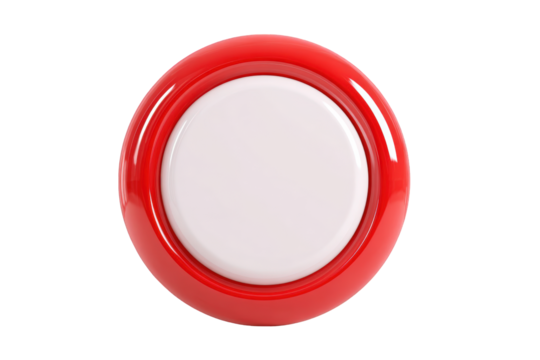 Red button with white center - Powered by Adobe