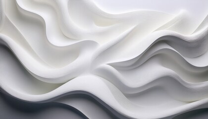 Obraz premium abstract white organic shapes in soft focus