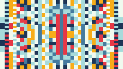 Vertical Colorful Geometric Background