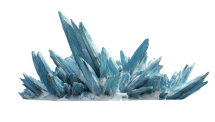 Frozen crystal cluster