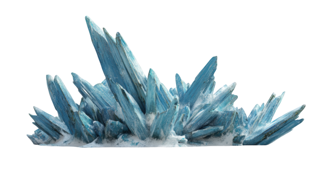 Frozen crystal cluster