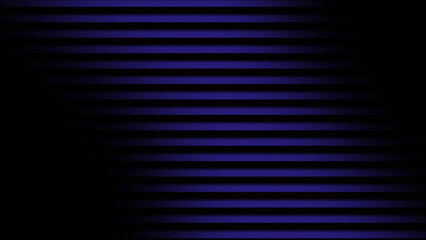 Obraz premium Dark and Subtle Blue-Purple Abstract Background with a Pattern of Glowing Horizontal Lines and a Side Shadow