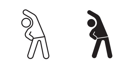stretching icon