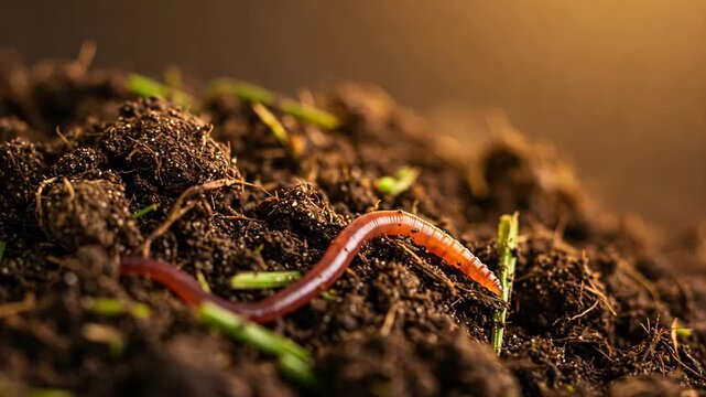 Worm in Earth: Soil Enrichment and Garden Life