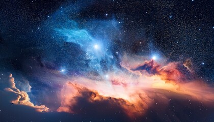 Obraz premium cosmic nebula image