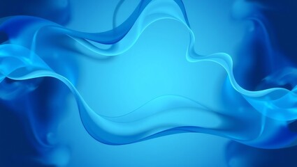 Obraz premium Abstract Blue Flowing Motion Background