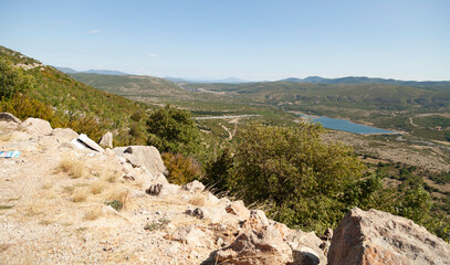 Scenic Landscape with Lake View