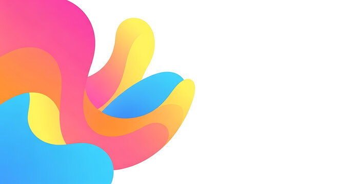 Abstract colorful gradient background vector design for presentation and web design template modern style