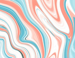 Abstract swirling marble pattern in pastel colors