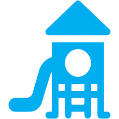 Kindergarten blue Icon