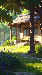 HD rocky mountain meadow