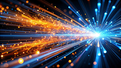 Fototapeta premium Science and technology image design 