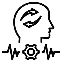 Employee Surveys Icon Line Vector Illustration