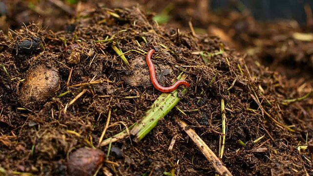 Worm in Compost: Soil Enrichment and Decomposition