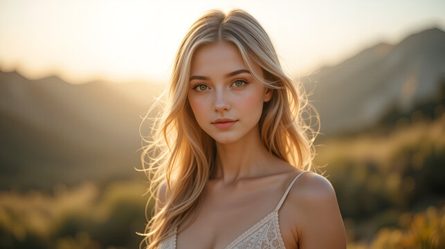 Beautiful seminude girl