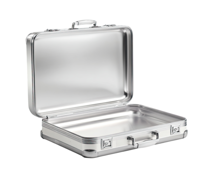 Open metal briefcase (1)