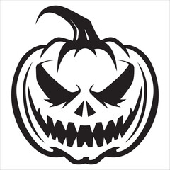 Scary Halloween Pumpkin