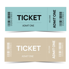 Obraz premium Airline travel boarding pass. Vector ticket illustration