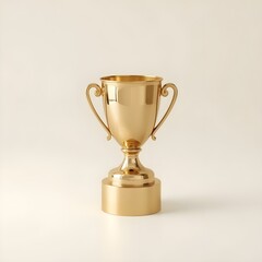 Golden trophy cup – a symbol of achievement and a celebration of victory