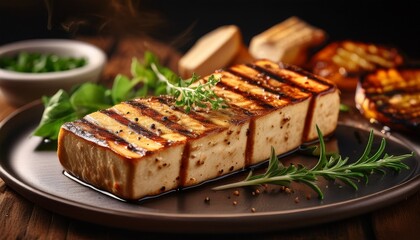 savory comfort the alluring taste of perfectly grilled tofu steak