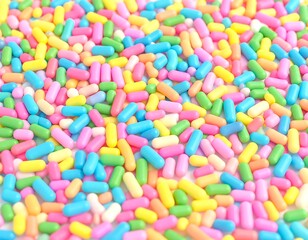Colorful sprinkles background