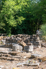 Fototapeta premium Ruderi dell'antica città di Castro - Ischia di Castro - Viterbo - Lazio - Italia