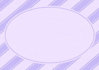 ストライプ背景のフレーム_パープル