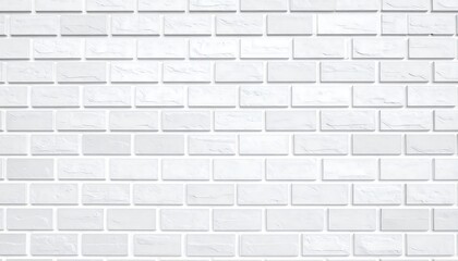 White brick wall texture