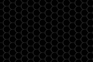 Dark black hexagon honeycomb grid background, futuristic geometric pattern, modern digital abstract texture wallpaper for web, tech, and graphic design projects